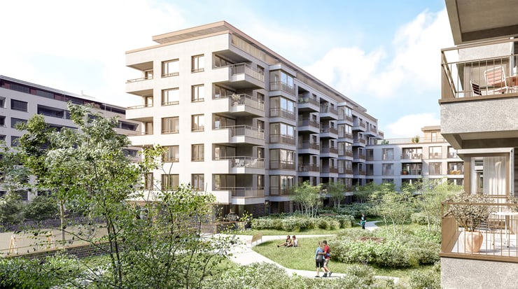 Wohnbauten Tribschenstadt von TGS Architekten - geplant mit Bluebeam Revu